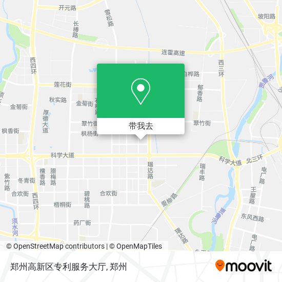 郑州高新区专利服务大厅地图