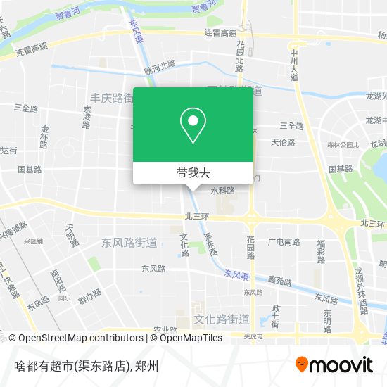 啥都有超市(渠东路店)地图
