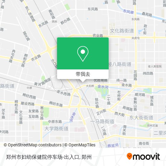 郑州市妇幼保健院停车场-出入口地图