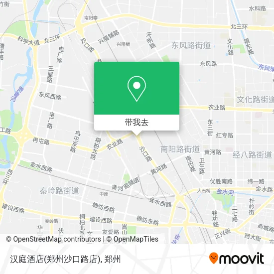 汉庭酒店(郑州沙口路店)地图