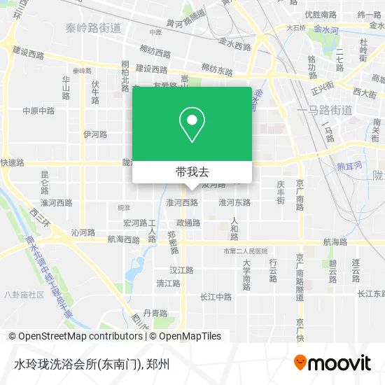 水玲珑洗浴会所(东南门)地图