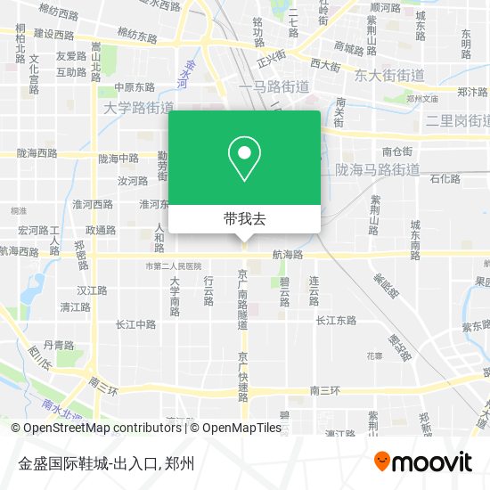 金盛国际鞋城-出入口地图