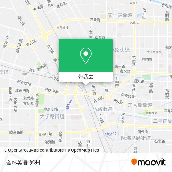 金杯英语地图