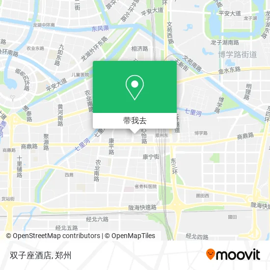 双子座酒店地图