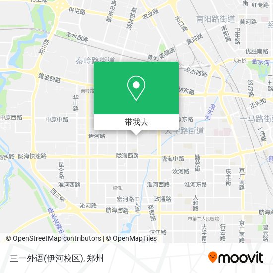 三一外语(伊河校区)地图