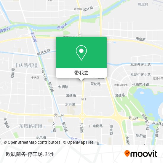 欧凯商务-停车场地图