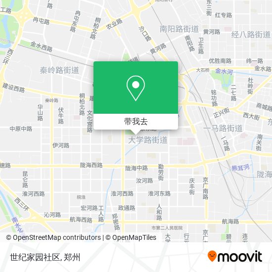 世纪家园社区地图