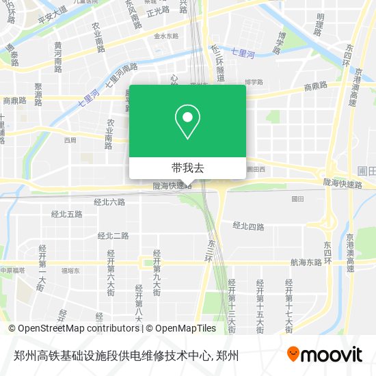 郑州高铁基础设施段供电维修技术中心地图
