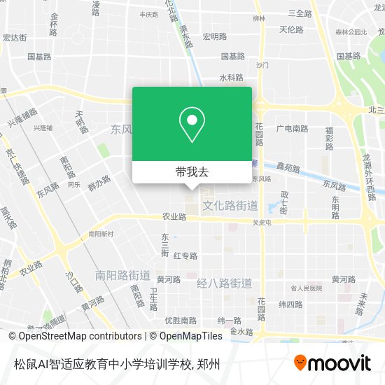 松鼠AI智适应教育中小学培训学校地图