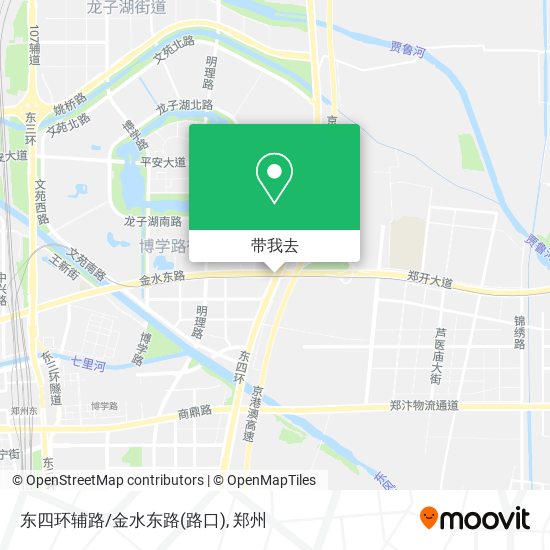 东四环辅路/金水东路(路口)地图