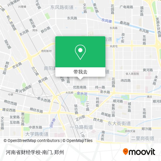 河南省财经学校-南门地图