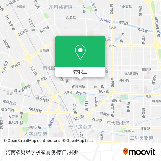 河南省财经学校家属院-南门地图