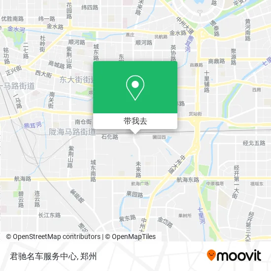 君驰名车服务中心地图