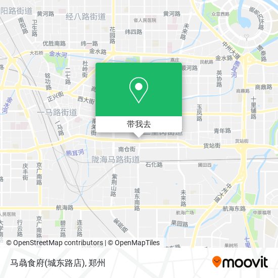 马骉食府(城东路店)地图