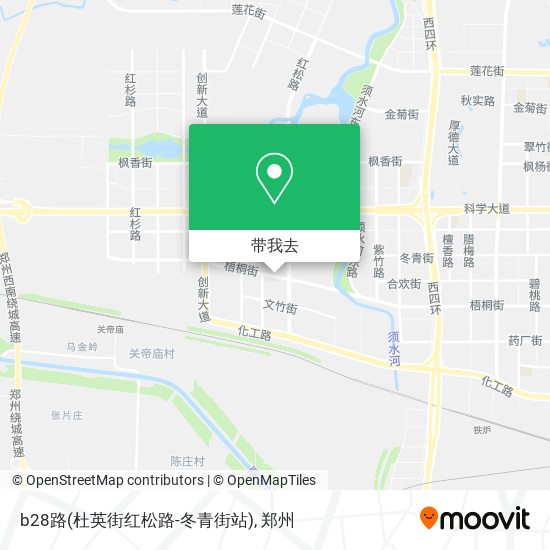 b28路(杜英街红松路-冬青街站)地图