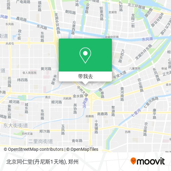 北京同仁堂(丹尼斯1天地)地图