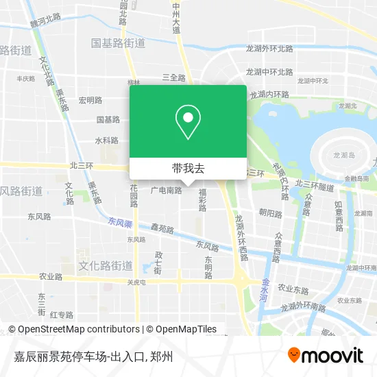 嘉辰丽景苑停车场-出入口地图