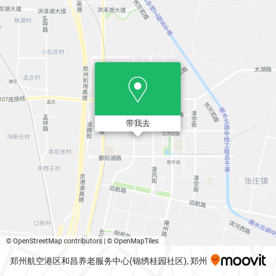 郑州航空港区和昌养老服务中心(锦绣桂园社区)地图