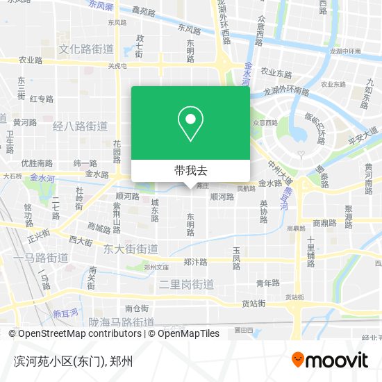 滨河苑小区(东门)地图