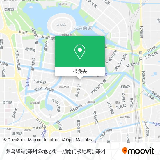 菜鸟驿站(郑州绿地老街一期南门极地鹰)地图