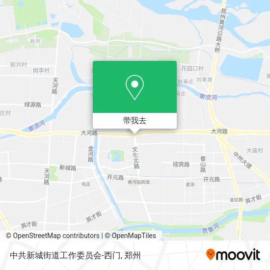 中共新城街道工作委员会-西门地图