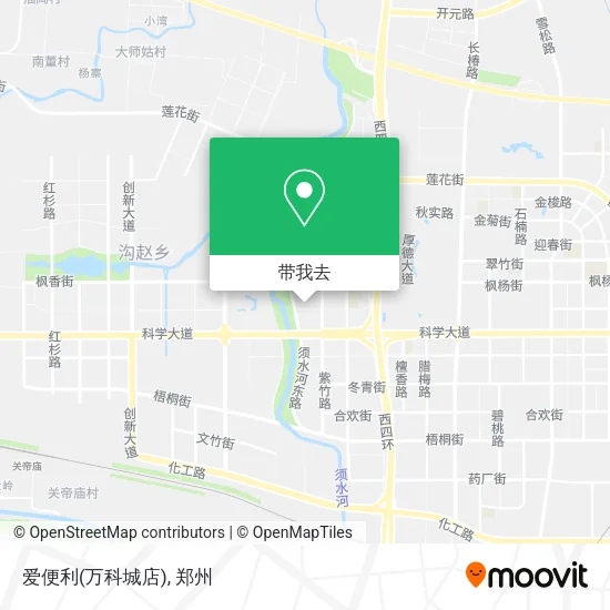 爱便利(万科城店)地图