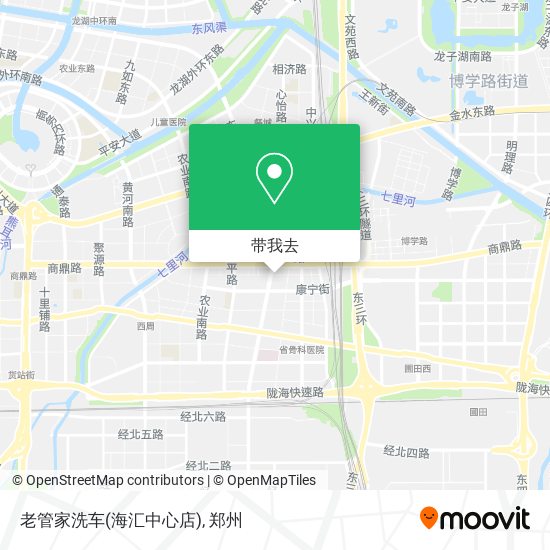 老管家洗车(海汇中心店)地图