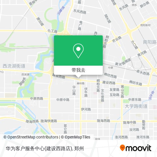 华为客户服务中心(建设西路店)地图