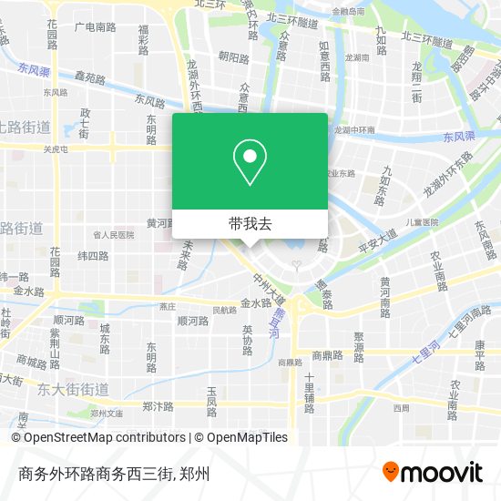 商务外环路商务西三街地图