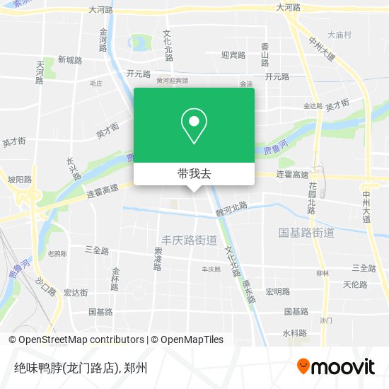 绝味鸭脖(龙门路店)地图