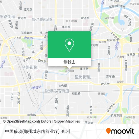 中国移动(郑州城东路营业厅)地图