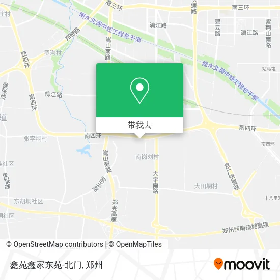 鑫苑鑫家东苑-北门地图