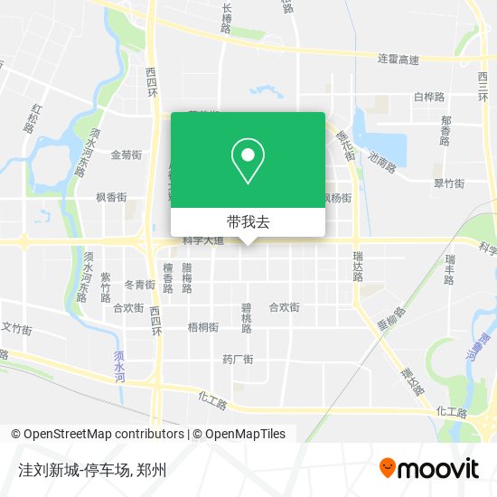 洼刘新城-停车场地图