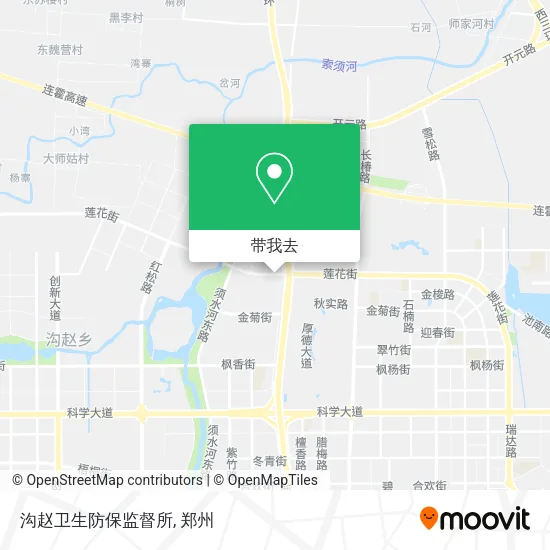 沟赵卫生防保监督所地图