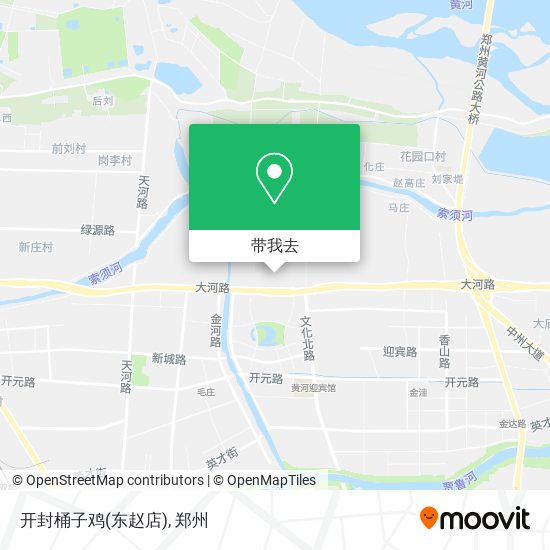 开封桶子鸡(东赵店)地图