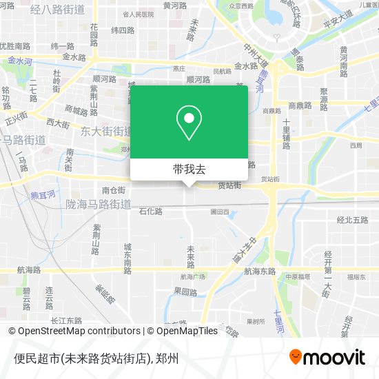 便民超市(未来路货站街店)地图