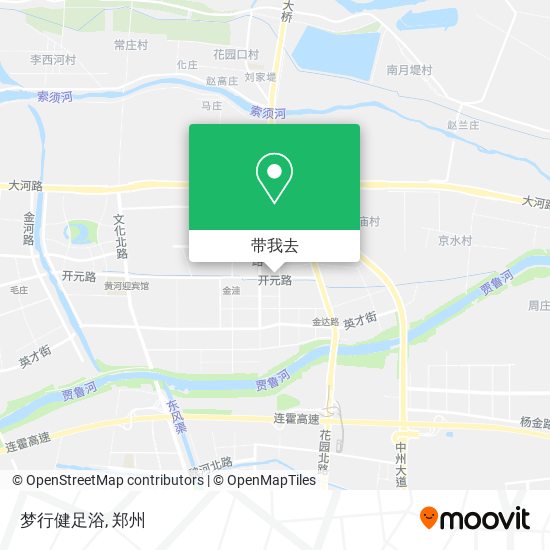 梦行健足浴地图