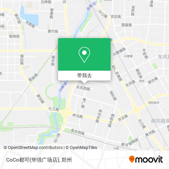 CoCo都可(华强广场店)地图