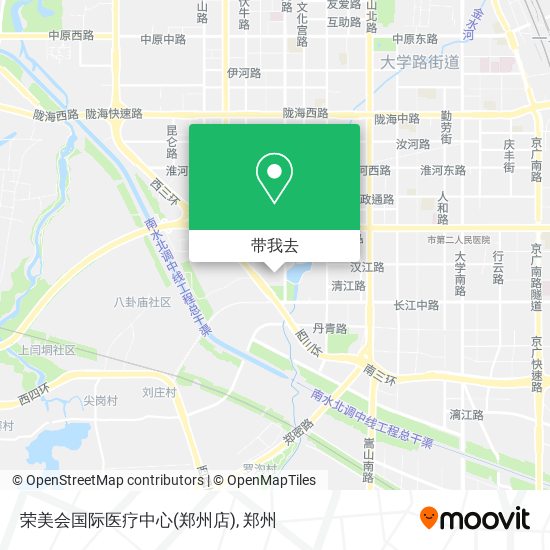 荣美会国际医疗中心(郑州店)地图