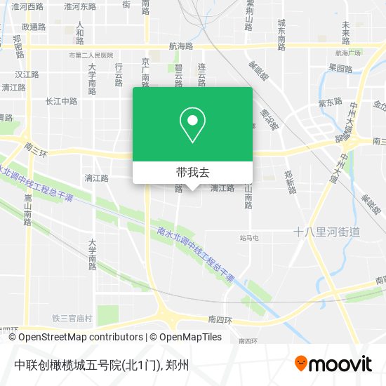 中联创橄榄城五号院(北1门)地图