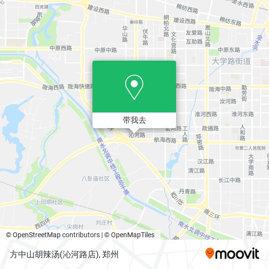 方中山胡辣汤(沁河路店)地图