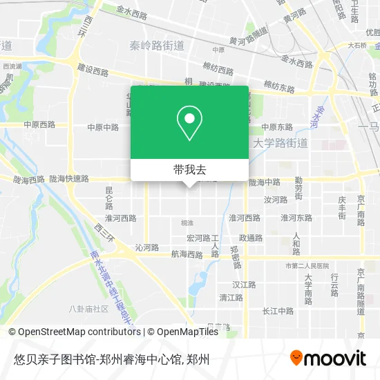 悠贝亲子图书馆-郑州睿海中心馆地图