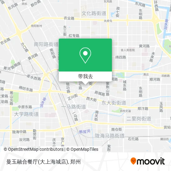 曼玉融合餐厅(大上海城店)地图