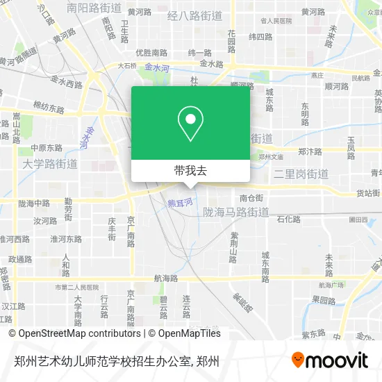 郑州艺术幼儿师范学校招生办公室地图