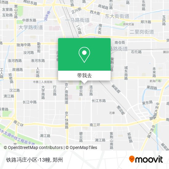 铁路冯庄小区-13幢地图