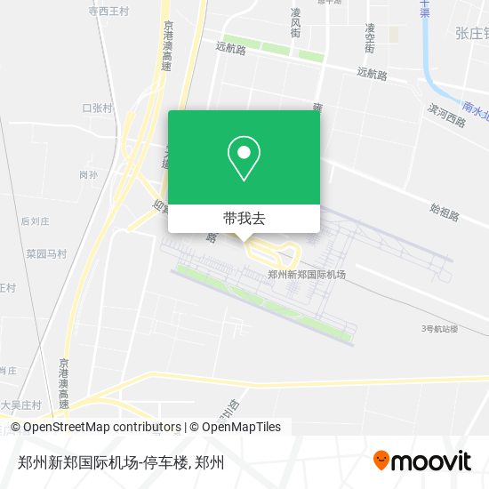 郑州新郑国际机场-停车楼地图