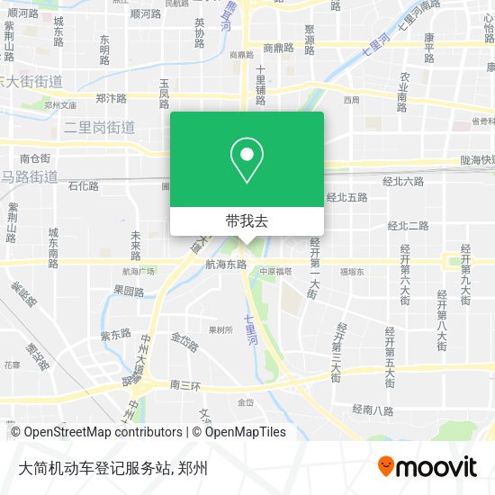 大简机动车登记服务站地图