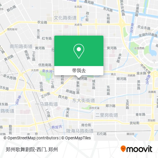 郑州歌舞剧院-西门地图