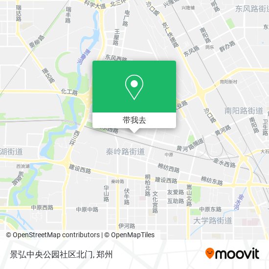 景弘中央公园社区北门地图