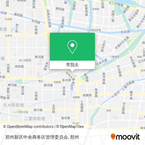 郑州新区中央商务区管理委员会地图